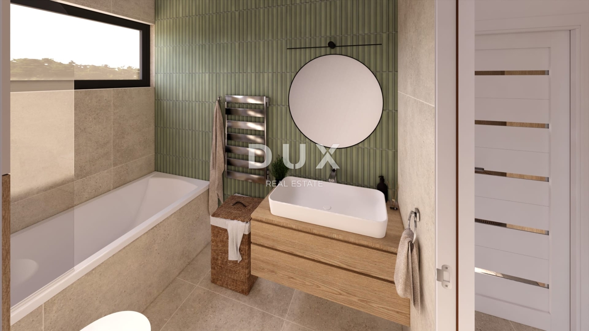 ZADAR, VIR - Terreno con permesso di costruzione e infrastrutture