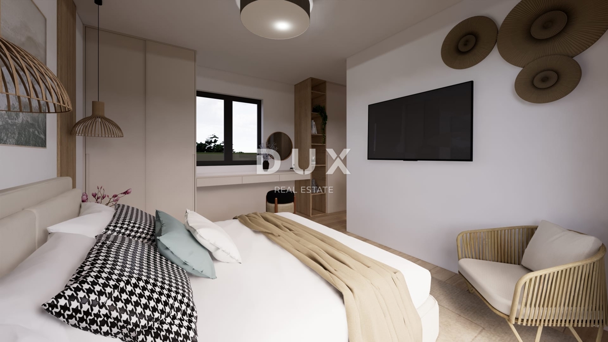 ZADAR, VIR - Terreno con permesso di costruzione e infrastrutture