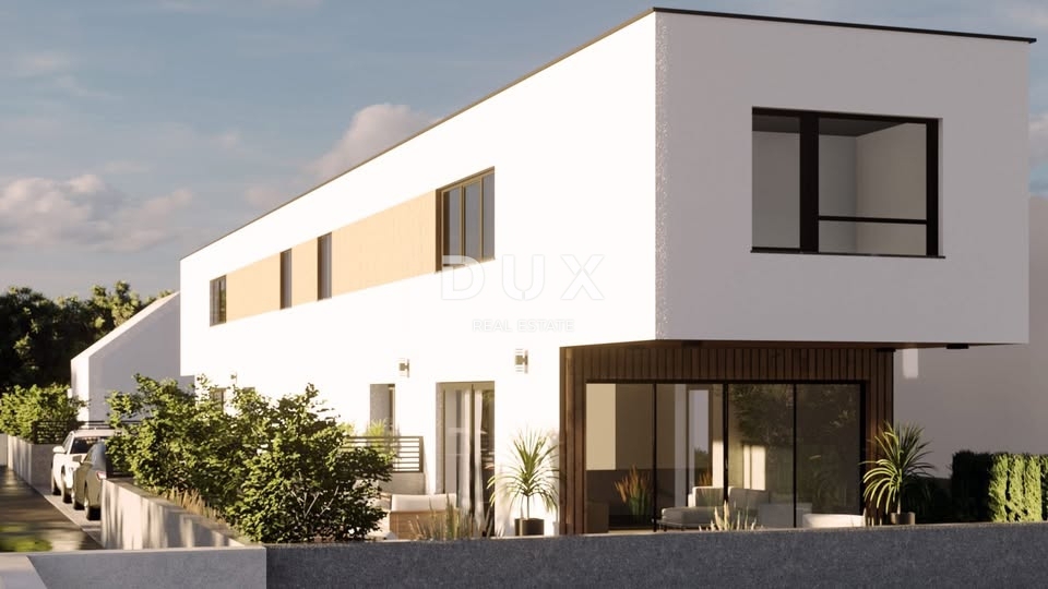 ZADAR, VIR - Terreno con permesso di costruzione e infrastrutture