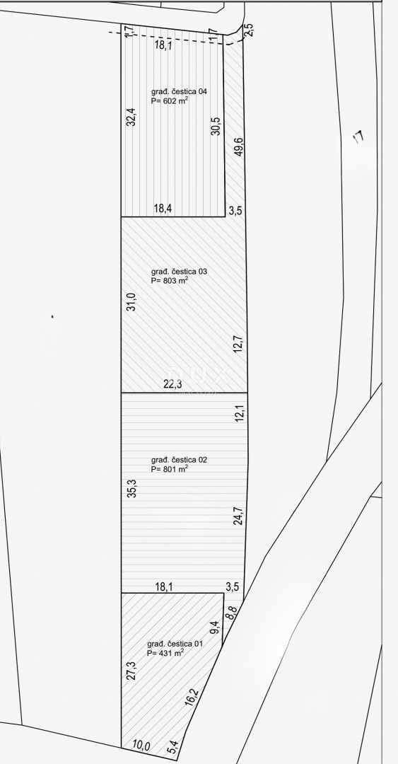 ZEMUNIK DONJI - Terreno edificabile 803m²!
