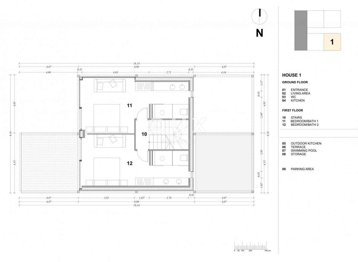 ISTRIA, UMAGO - Villa ecologica con vista mare