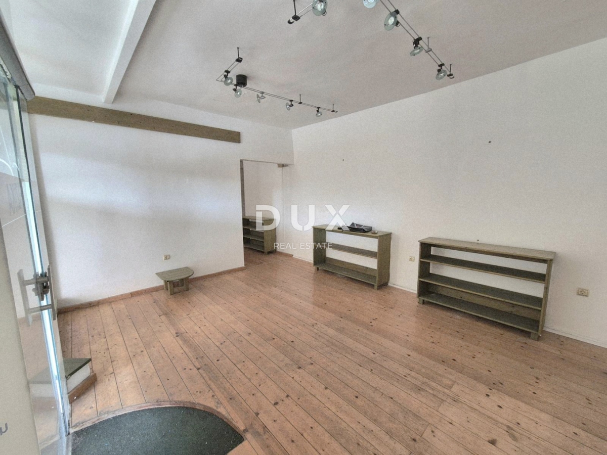 RIJEKA, SUŠAK - locale commerciale con ampia vetrina, ottima posizione 52 m2