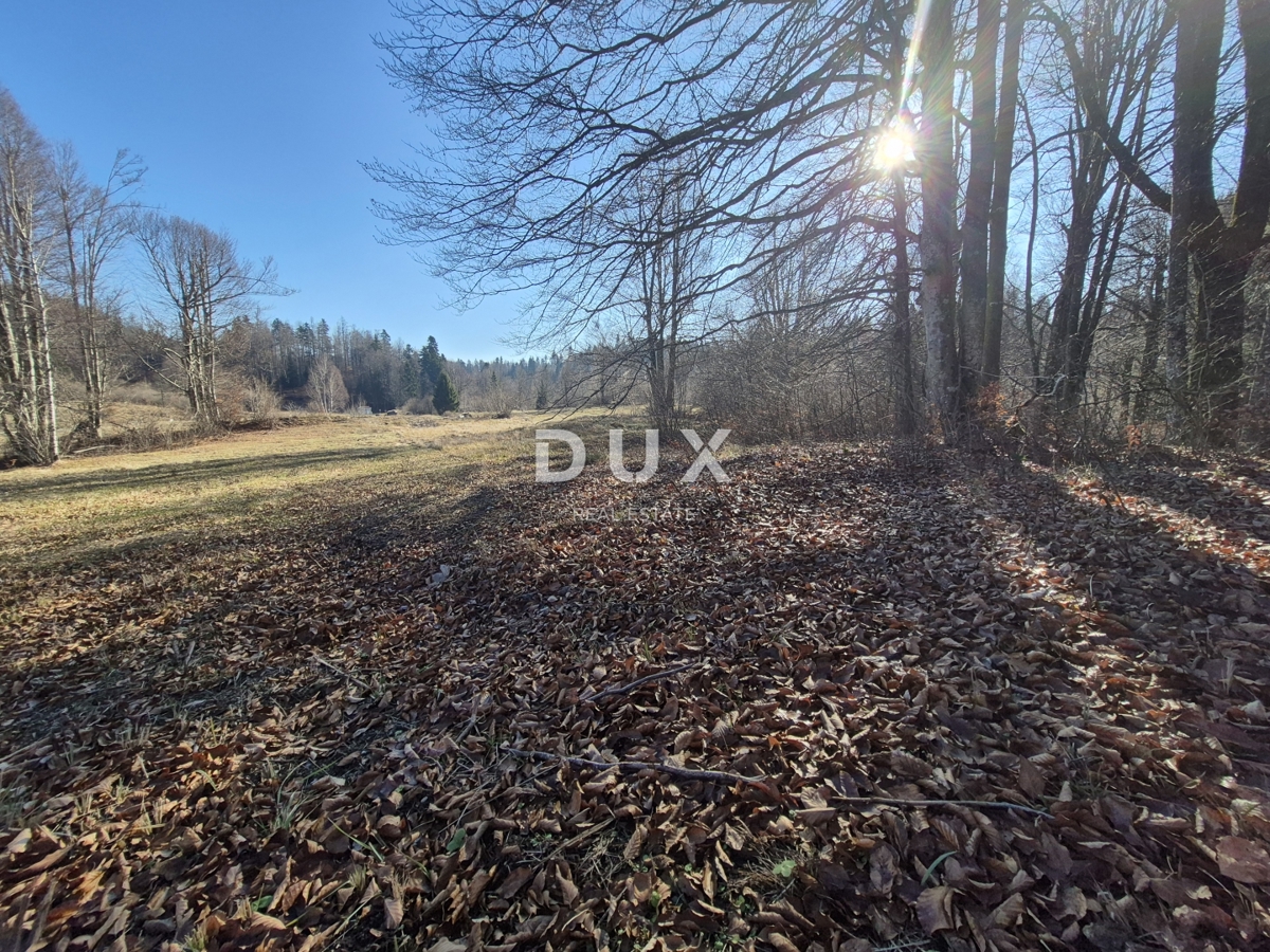 GORSKI KOTAR, FUŽINE - terreno edificabile 1552 m2 con potenziale di sviluppo!