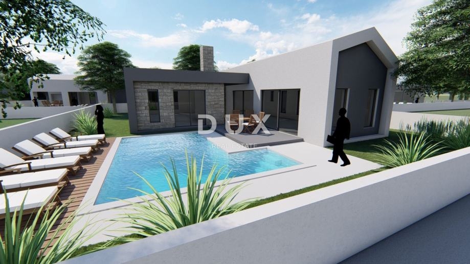 ZADAR, ZEMUNIK G. – Villa moderna di lusso (B) a un piano con piscina