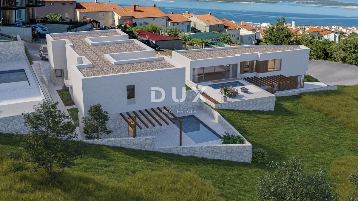 CRIKVENICA - Villa moderna con piscina e vista panoramica