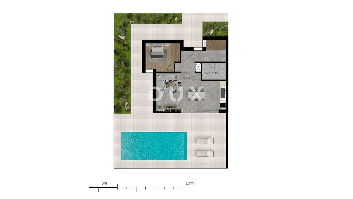 CRIKVENICA - Villa moderna con piscina e vista panoramica