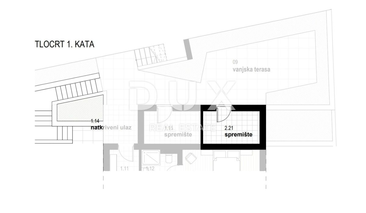 RIJEKA, KOSTRENA - esclusivo appartamento duplex 210,50 m2 nuova costruzione con splendida vista mare e piscina + giardino 350,93 m2 - S2-B