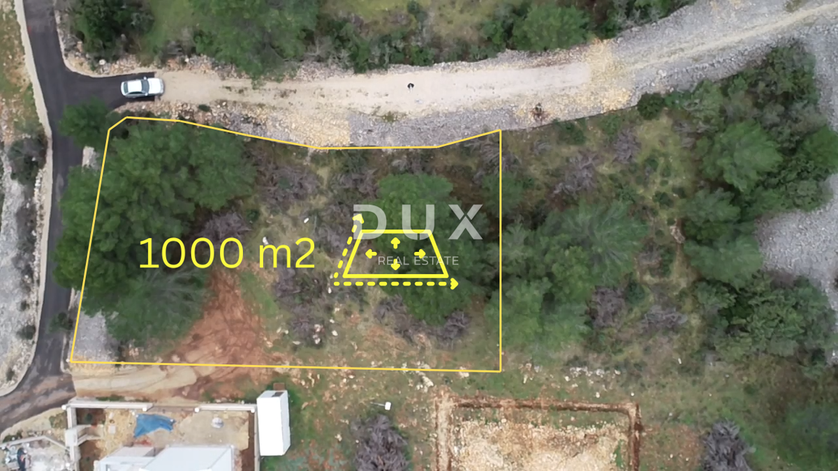 ŠIBENIK, BILICE – Terreno edificabile, 1000m²