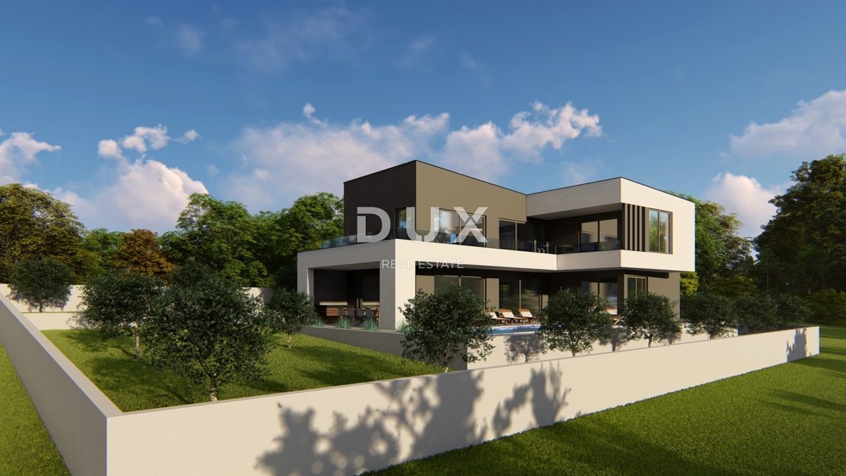 ISTRIA, MARČANA - Terreno con permesso di costruire e vista mare