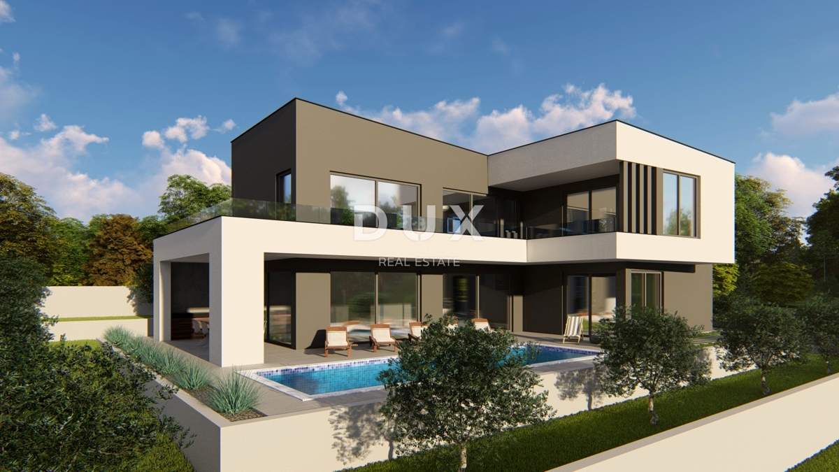 ISTRIA, MARČANA - Terreno con permesso di costruire e vista mare