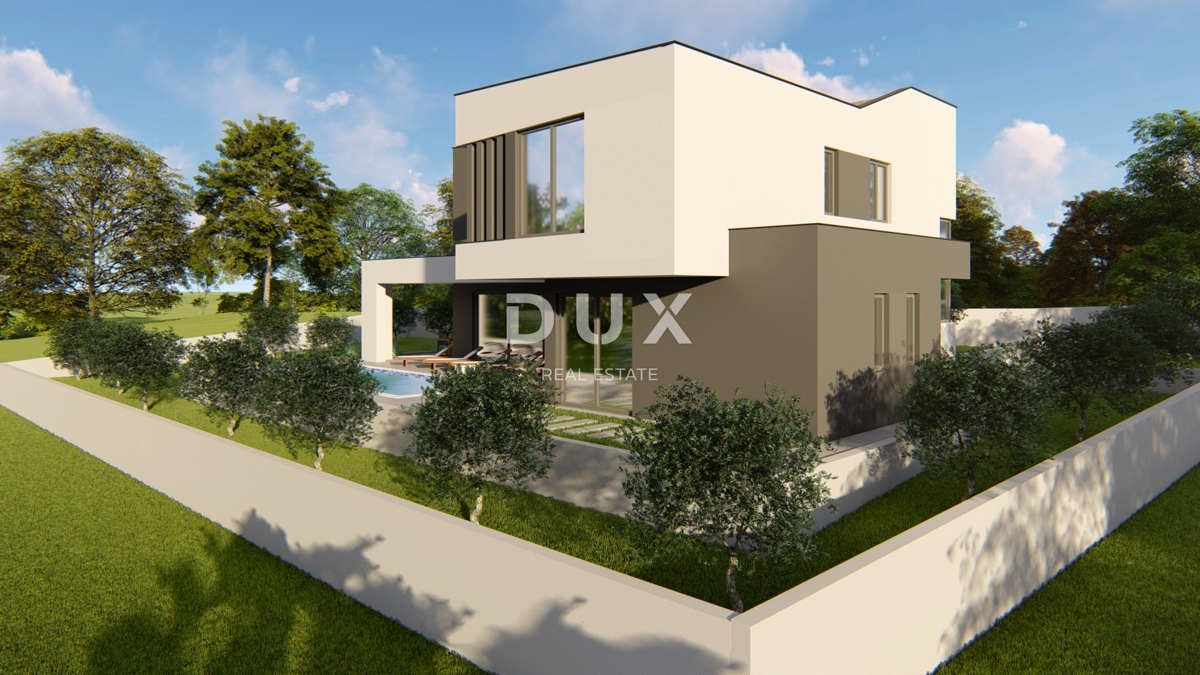 ISTRIA, MARČANA - Terreno con permesso di costruire e vista mare