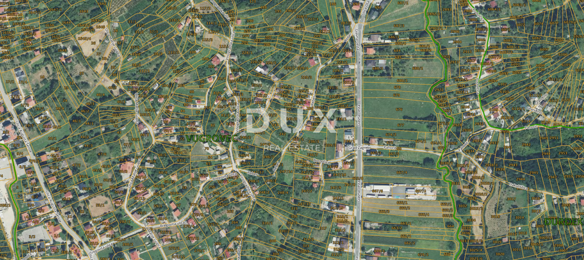 ZAGABRIA, VUGROVEC - Opportunità di investimento - terreno edificabile con area agricola aggiuntiva