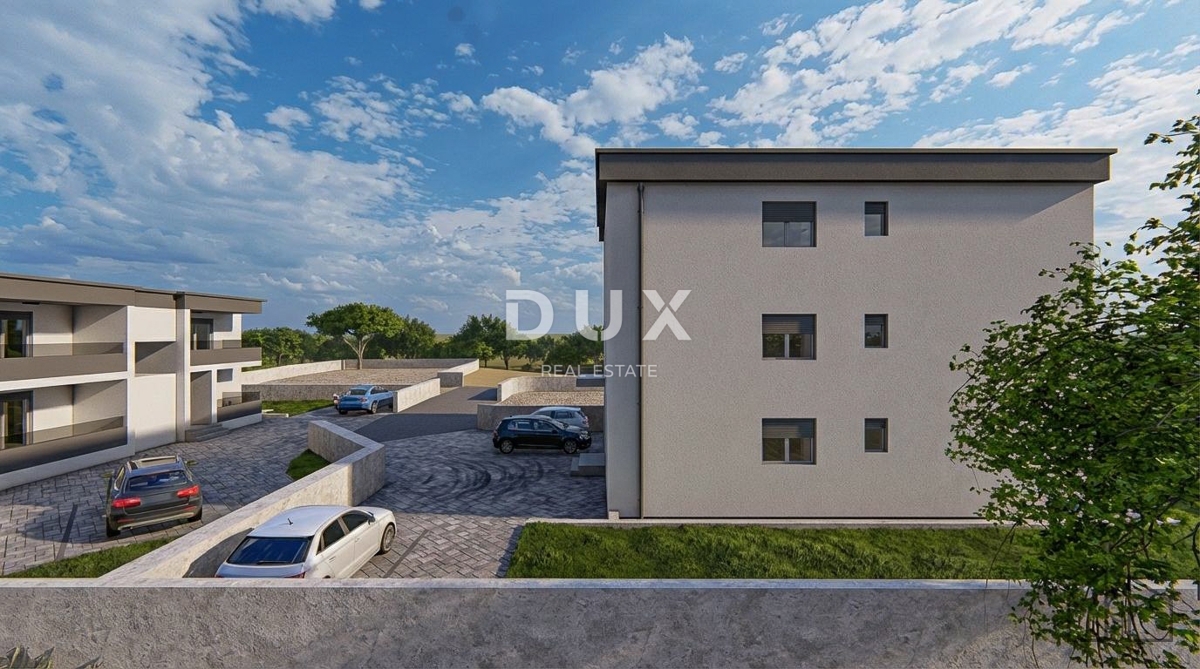 ISOLA DI RAB, KAMPOR - Moderno appartamento con 2 camere da letto + soggiorno al 2° piano di un nuovo edificio con posto auto