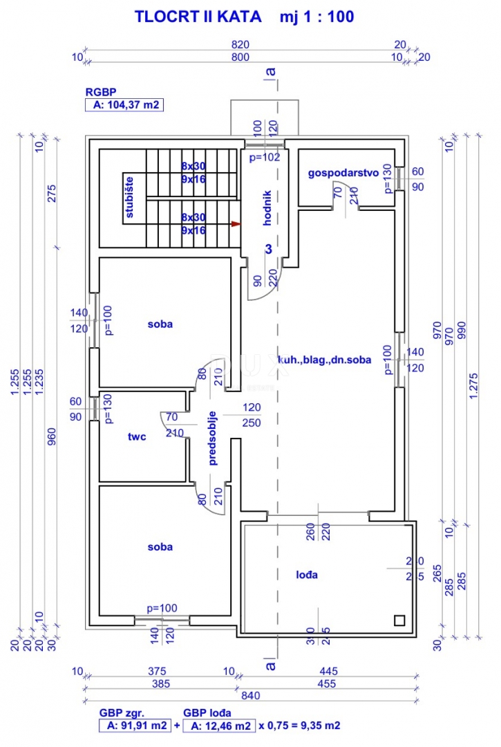 ISOLA DI RAB, KAMPOR - Moderno appartamento con 2 camere da letto + soggiorno al 2° piano di un nuovo edificio con posto auto