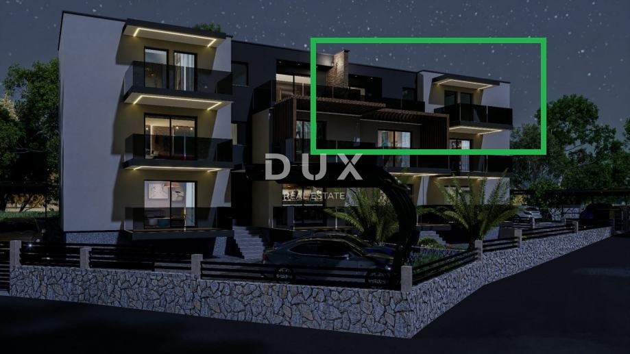 RIJEKA, PEHLIN, PODMURVICE - appartamento duplex 106,97 m2 in un nuovo edificio con vista mare, soggiorno + 3 camere da letto. - APPARTAMENTO 4D