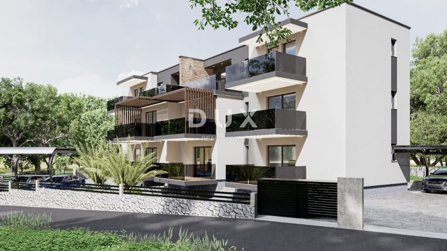 RIJEKA, PEHLIN, PODMURVICE - appartamento duplex 106,97 m2 in un nuovo edificio con vista mare, soggiorno + 3 camere da letto. - APPARTAMENTO 4D