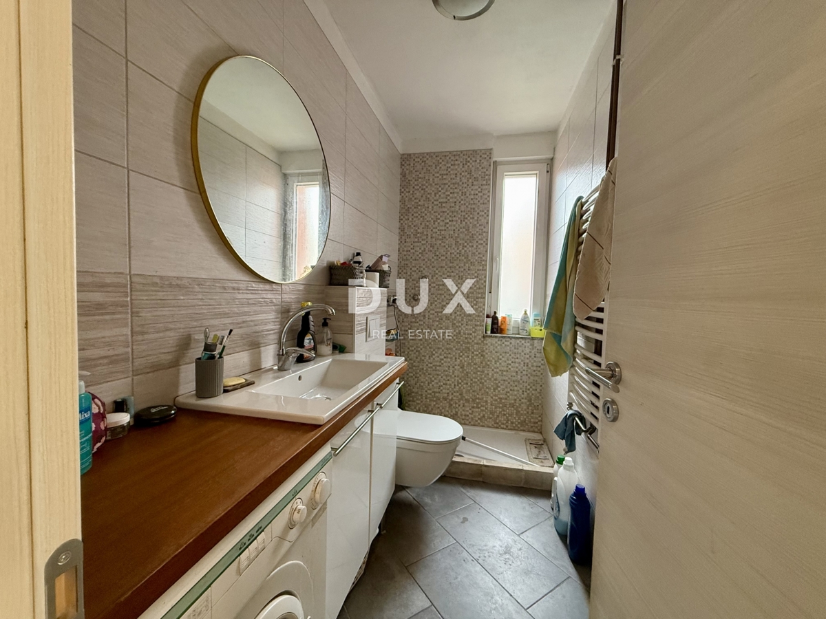 RIJEKA, DONJI ZAMET - 2 camere da letto, giardino, parcheggio, posizione, nuova facciata e tetto!