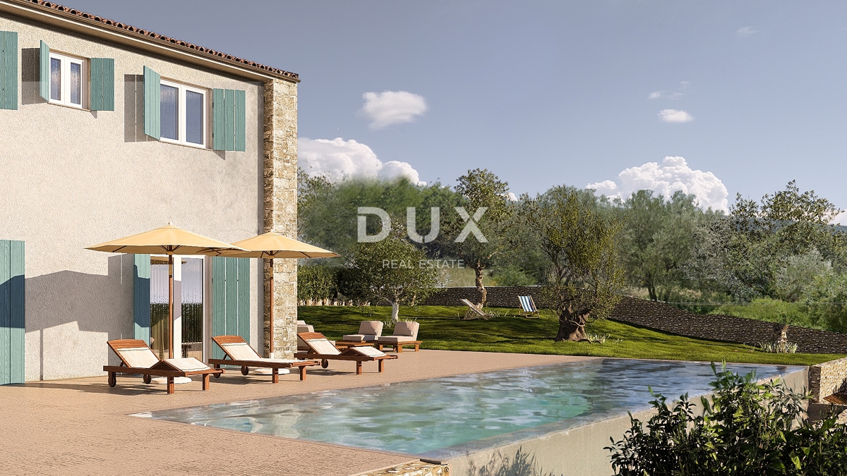 ISTRIA, RABAC – Vista mare! Terreno edificabile con permesso di costruzione.