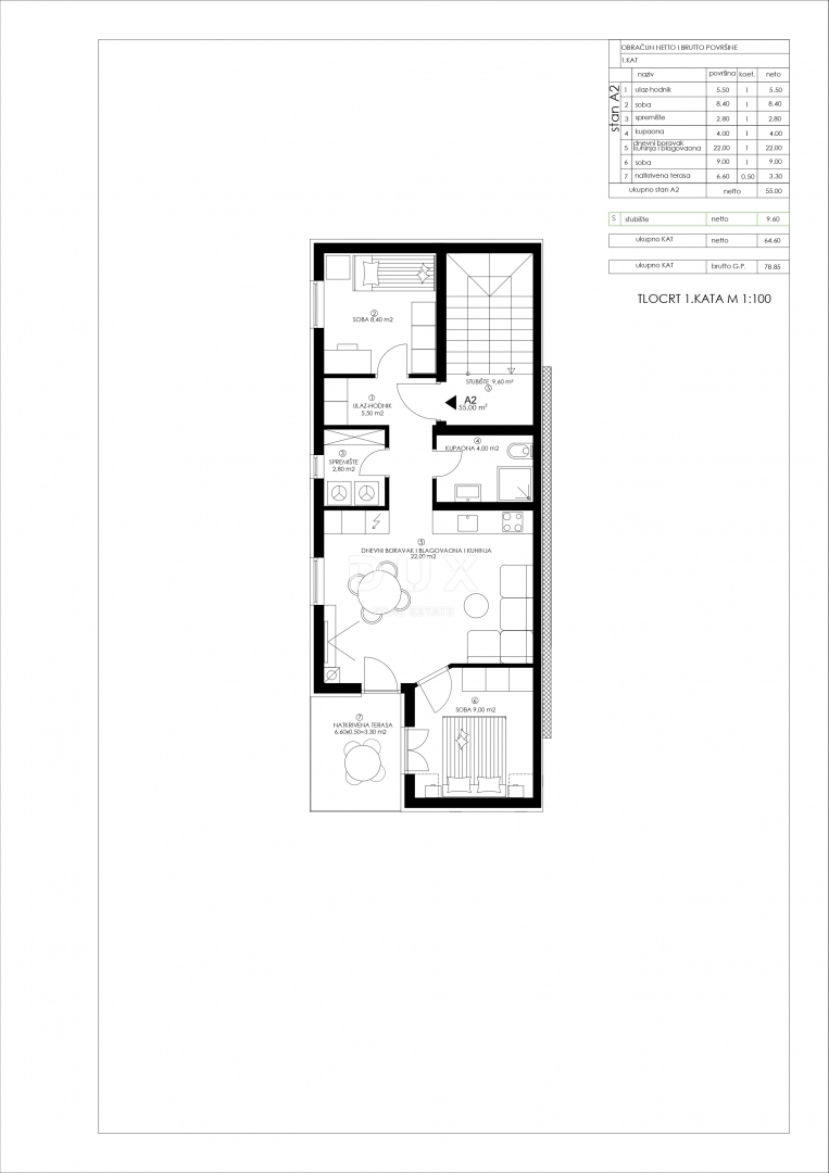 ISTRIA, POLA - Appartamento con due camere da letto in ottima posizione! NUOVO EDIFICIO!