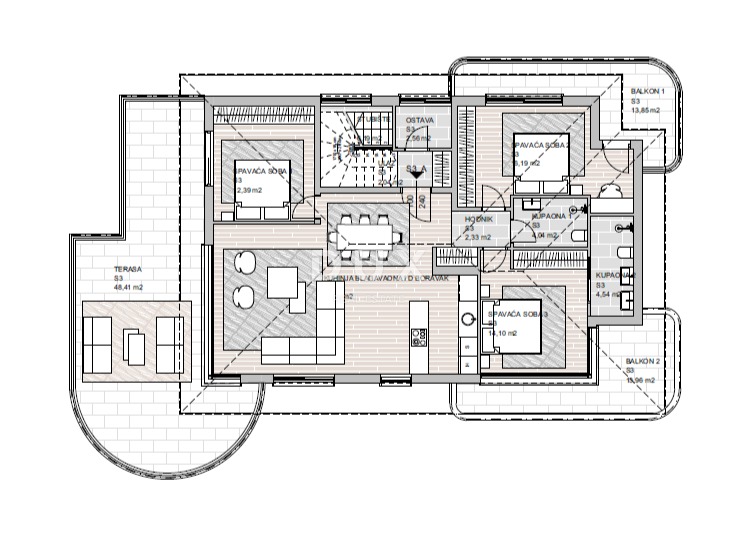 MATULJI, JUŠIĆI – terreno edificabile per 13 appartamenti esclusivi, posizione privilegiata!