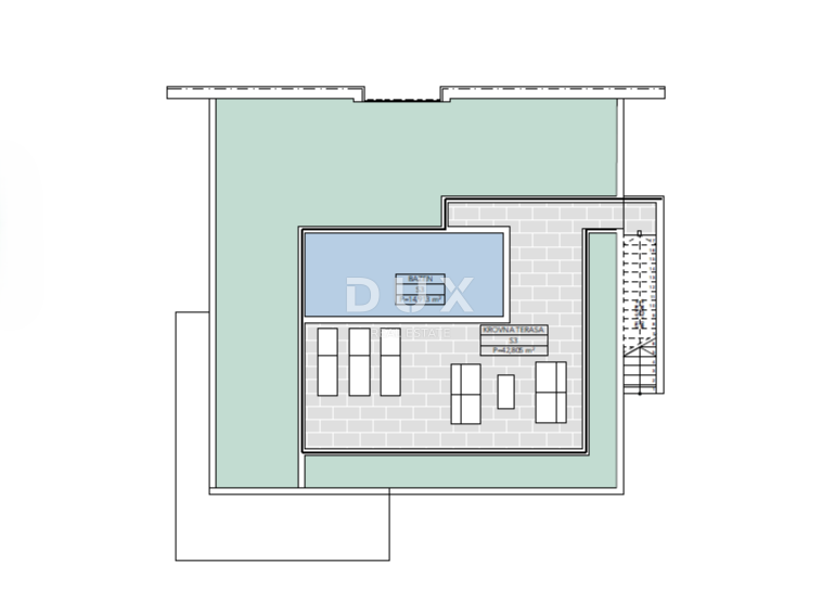 MATULJI, JUŠIĆI – terreno edificabile per 13 appartamenti esclusivi, posizione privilegiata!