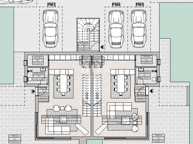 MATULJI, JUŠIĆI – terreno edificabile per 13 appartamenti esclusivi, posizione privilegiata!