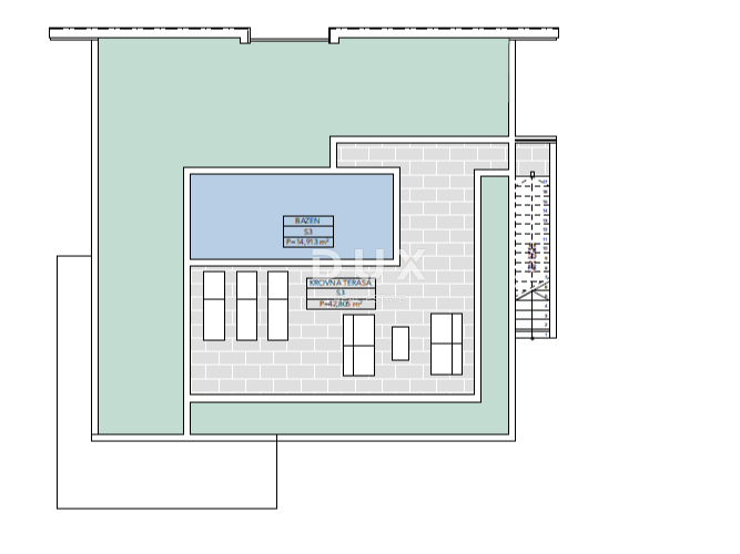 MATULJI, JUŠIĆI – terreno edificabile per 13 appartamenti esclusivi, posizione privilegiata!