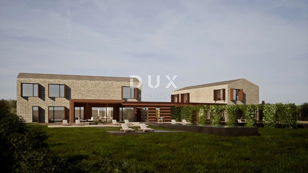 ISTRIA, VIŽINADA - Ampio edificio e terreno agricolo