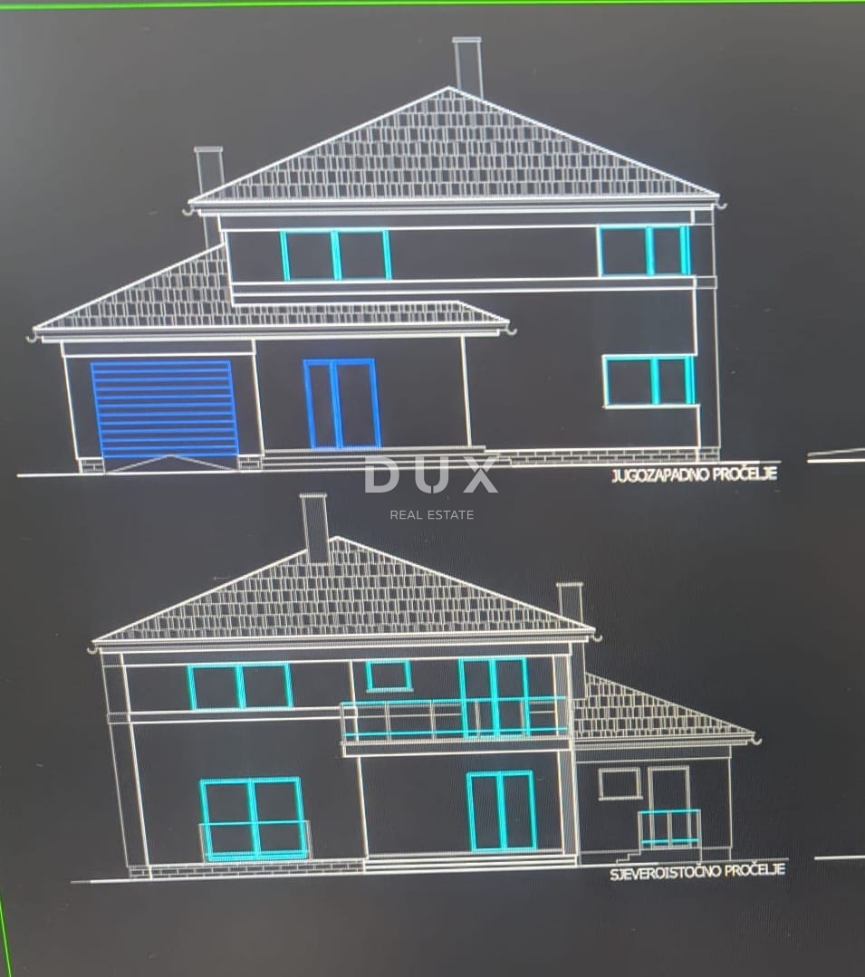 ISTRIA, KRNICA (vicino a Marčana) - terreno edificabile con permesso e progetto validi, immediatamente pronto per la costruzione!