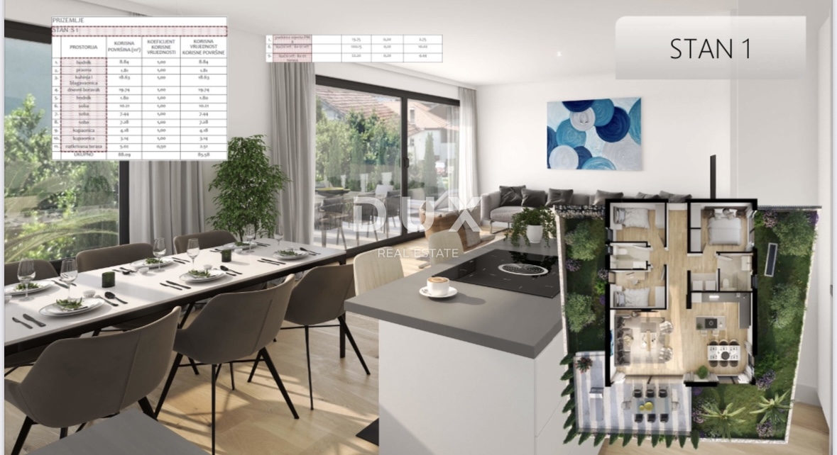 Appartamento Belafuža, Zadar, 102,19m2