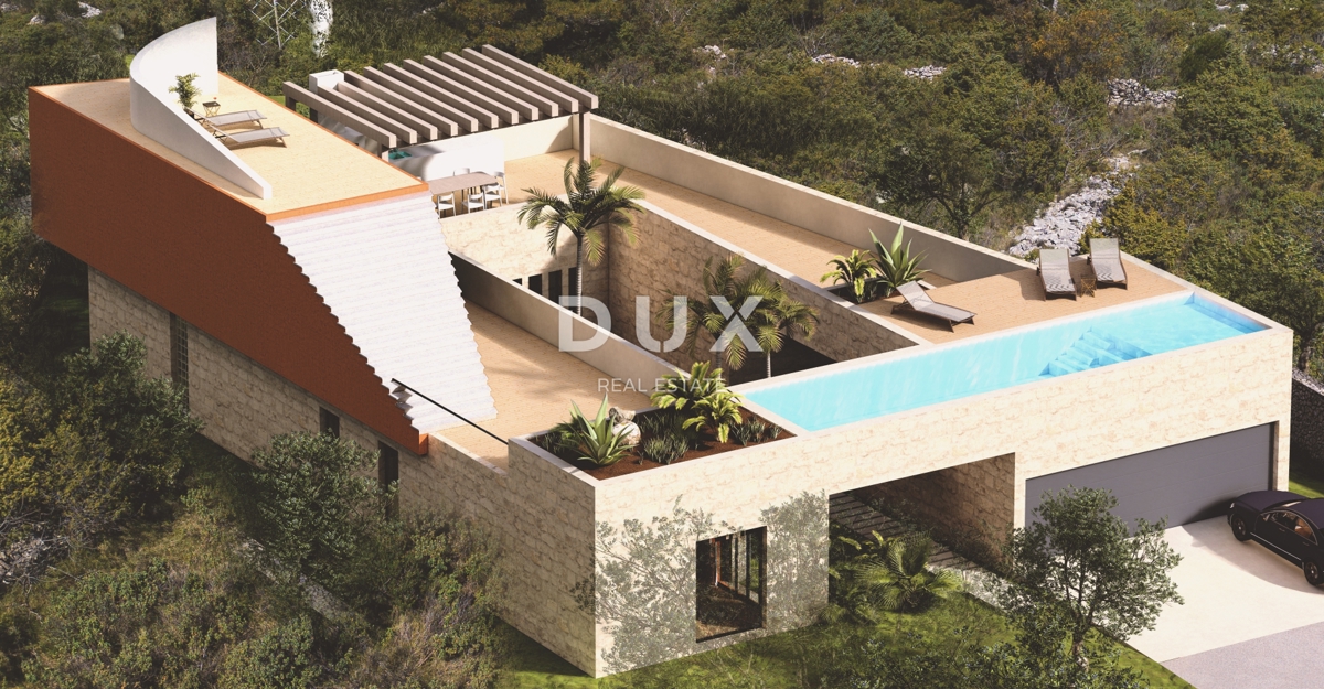 DALMATIA, PRIMOŠTEN - Terreno edificabile con permesso di costruzione + parte agricola