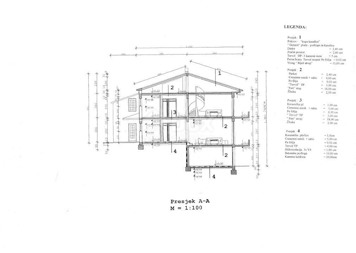 OPATIJA, VEPRINAC, TRAVIČIĆI - terreno 2783m2 con permesso di costruire e vista mare per una casa familiare / appartamenti / casa in affitto - vacanza con piscina