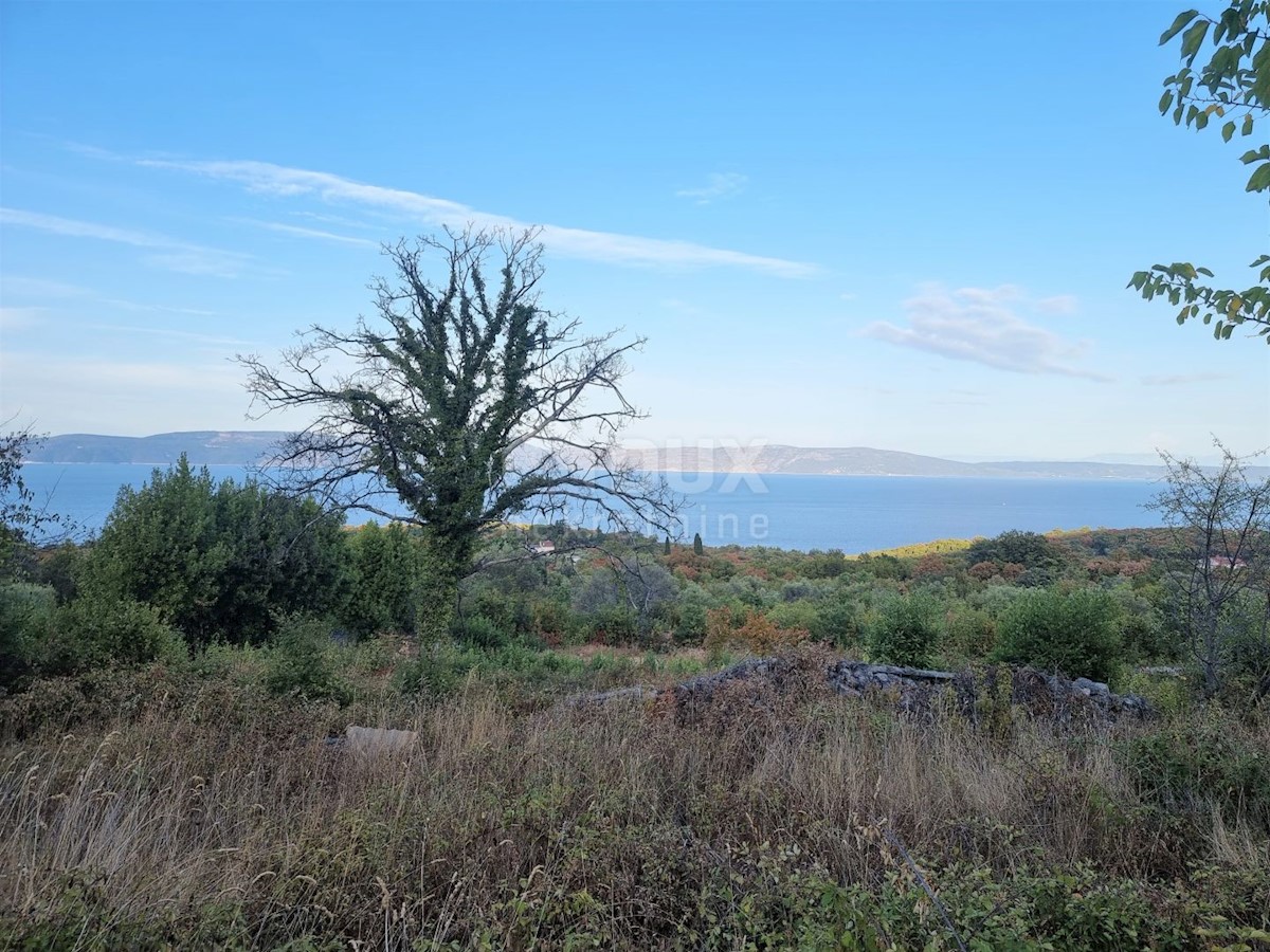 ISTRIA, RABAC - Terreno edificabile con fantastica vista mare