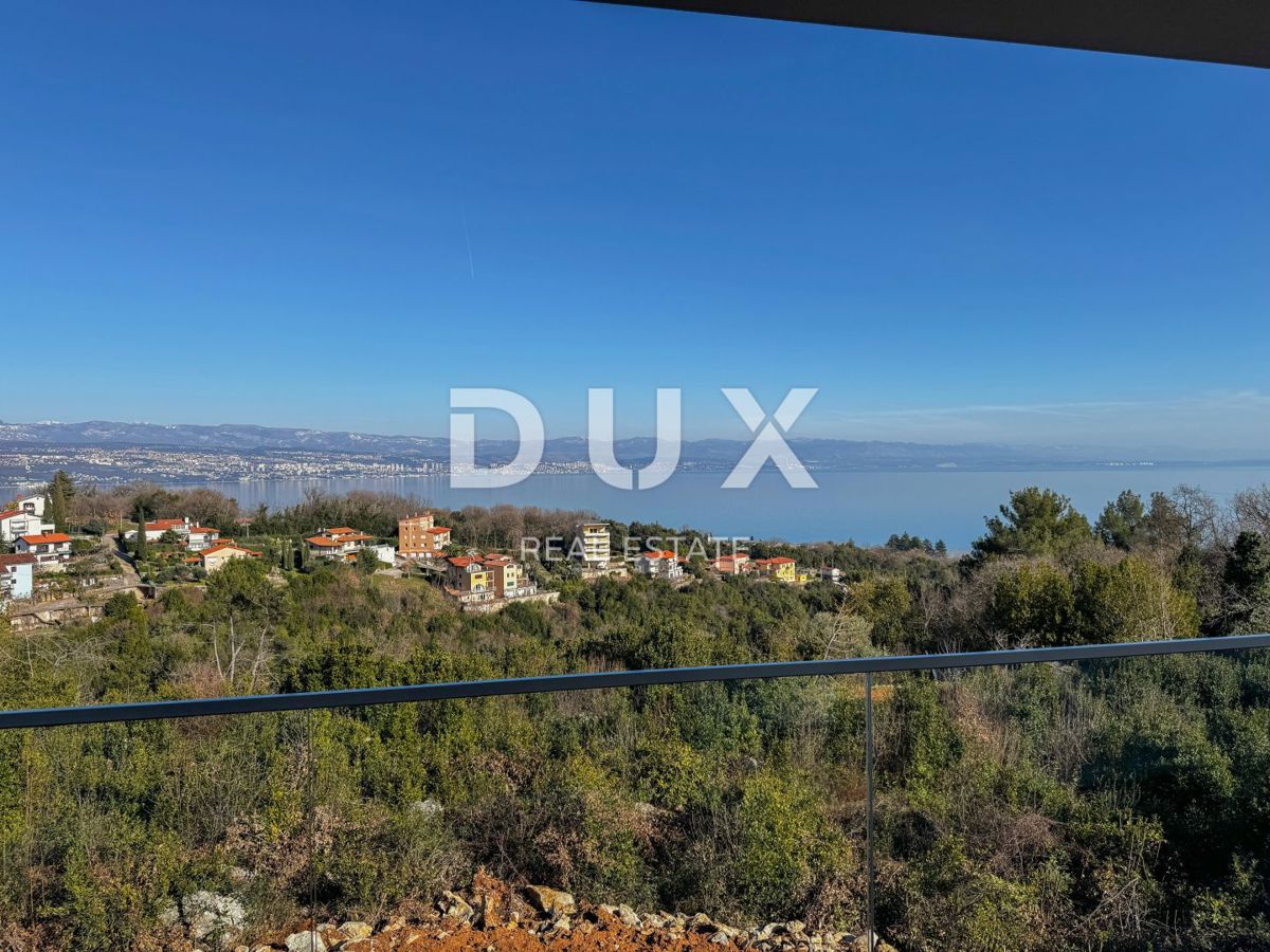 OPATIJA, IKA - ultimo appartamento in nuova costruzione 99m2 + terrazza sul tetto 66m2, vista mare panoramica