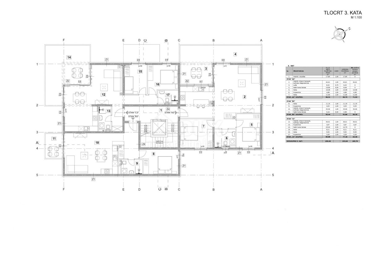 Appartamento Poreč, 66,17m2