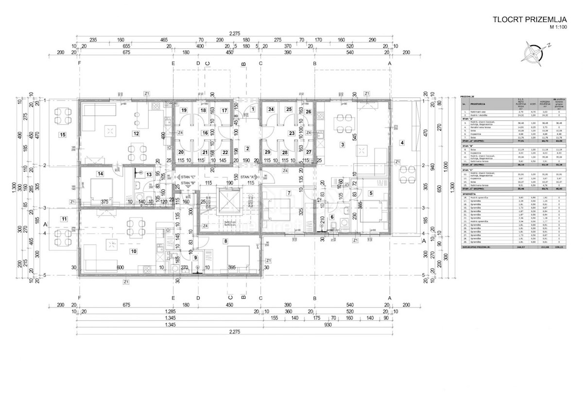 Appartamento Poreč, 66,17m2