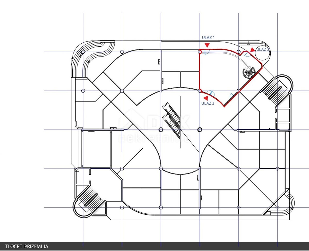 Locale commerciale Centar, Pula, 135m2