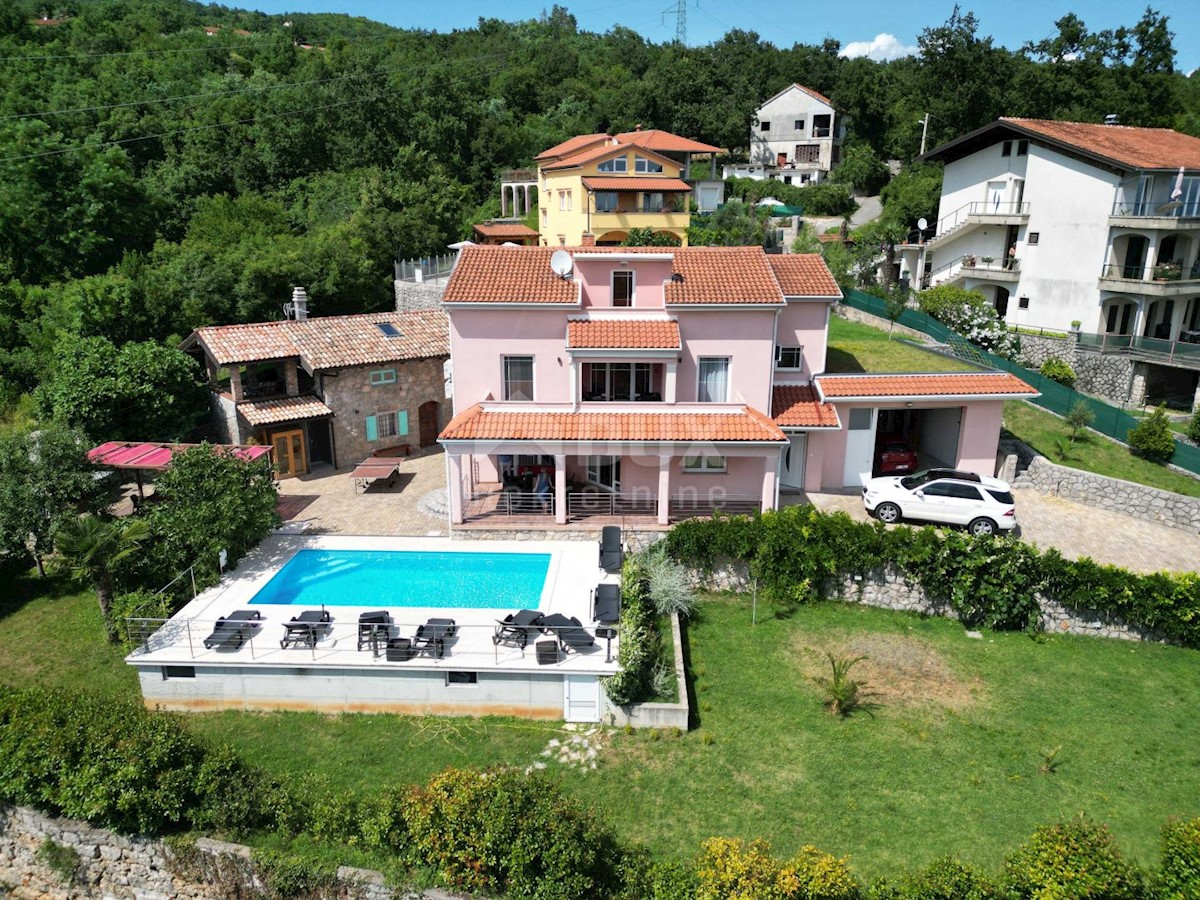 OPATIJA, IČIĆI, POLJANE - villa 500m2 con vista mare e piscina + dintorni 1600m2