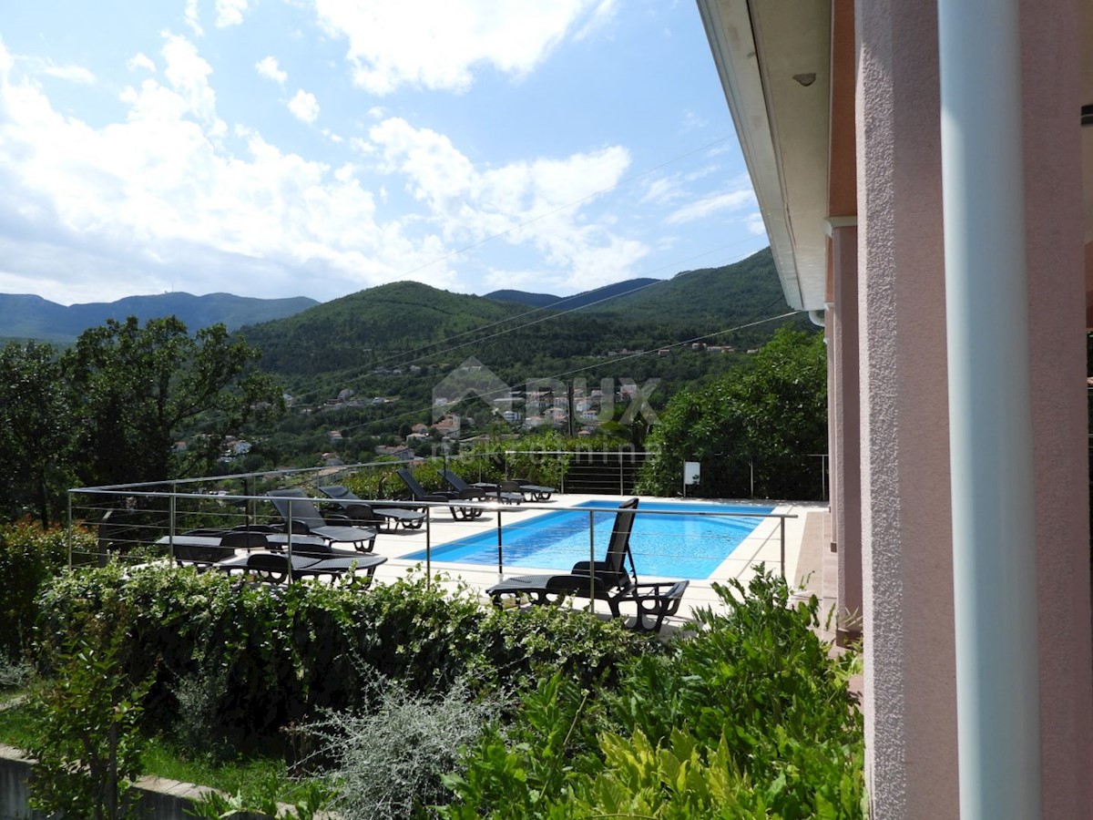 OPATIJA, IČIĆI, POLJANE - villa 500m2 con vista mare e piscina + dintorni 1600m2