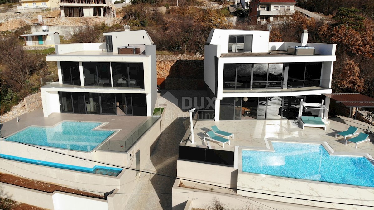 CRIKVENICA - Villa moderna con vista panoramica sul mare!
