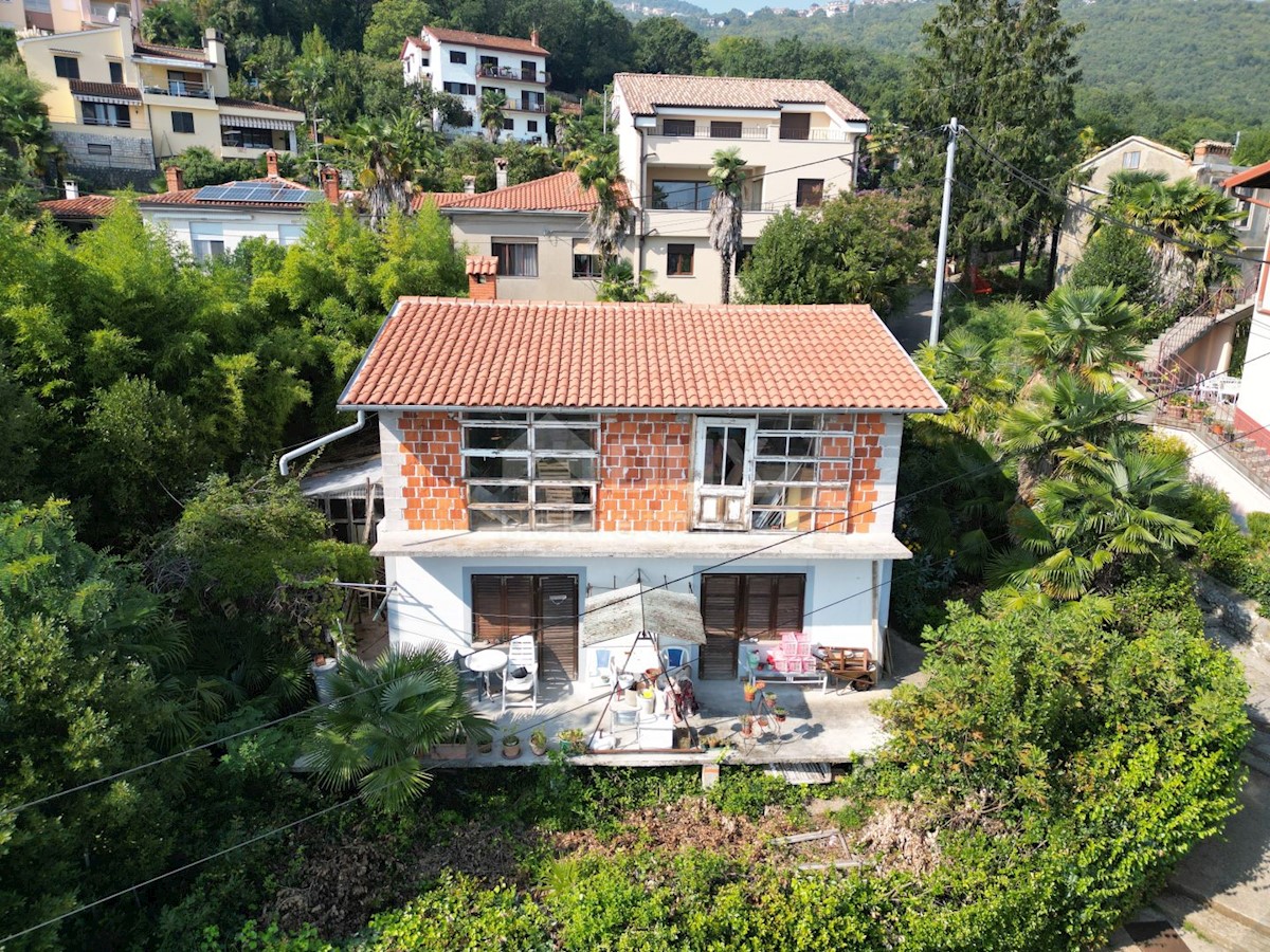 OPATIJA - casa 140m2 con vista panoramica sul mare + dintorni 386m2