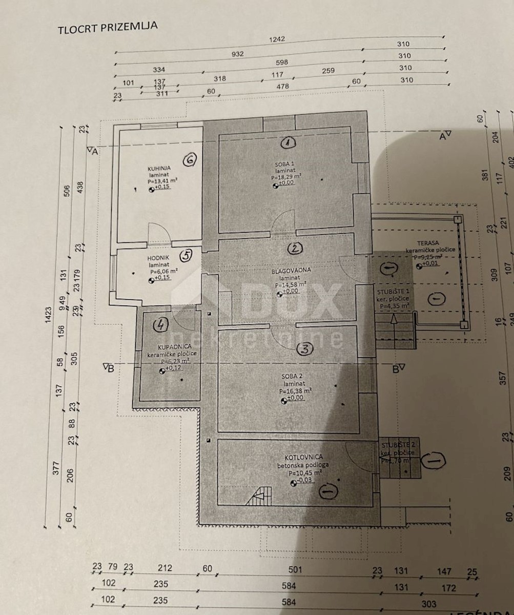 OTOČAC - Casa con ampio giardino e 2 cantieri