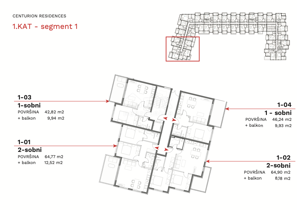 ISTRIA, UMAGO - Stupendo trilocale + bagno con balcone in una nuova costruzione