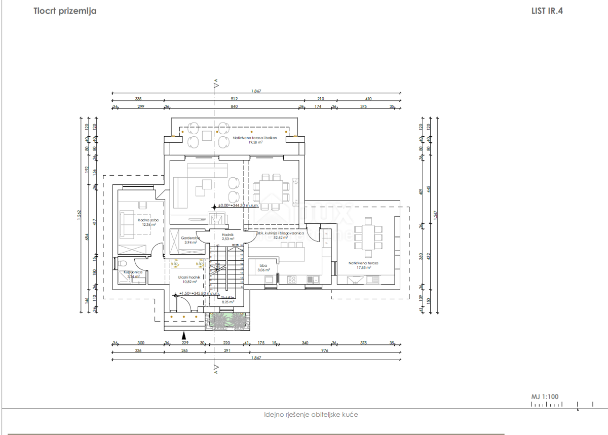 OPATIJA, IČIĆI, ANIČIĆI - terreno edificabile 1520m2 CON PERMESSO DI UBICAZIONE! con vista mare in costruzione-appartamenti - appartamenti / villetta bifamiliare / casa in affitto - vacanze con piscina