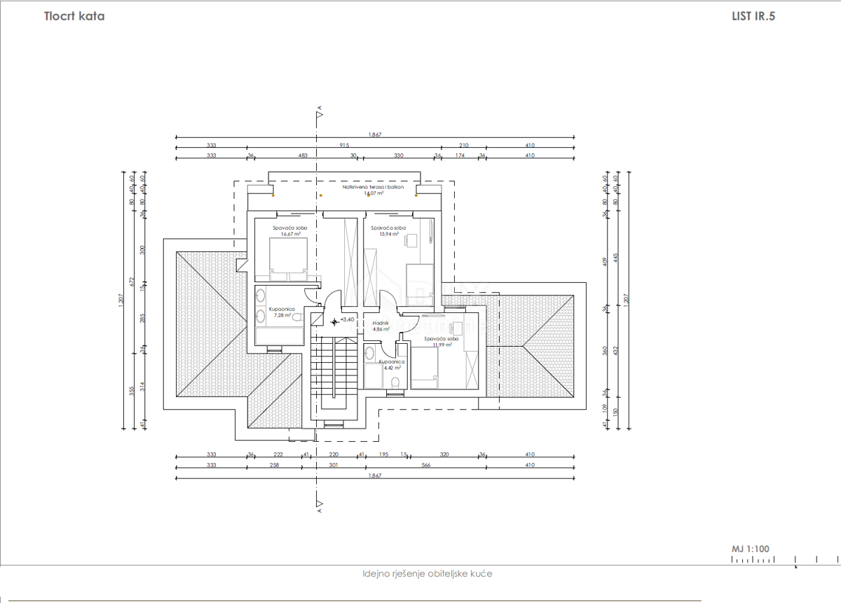 OPATIJA, IČIĆI, ANIČIĆI - terreno edificabile 1520m2 CON PERMESSO DI UBICAZIONE! con vista mare in costruzione-appartamenti - appartamenti / villetta bifamiliare / casa in affitto - vacanze con piscina