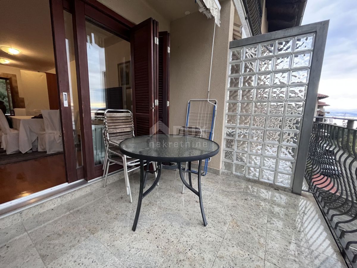 OPATIJA, IČIĆI - appartamento su due piani con garage, tre logge e vista sul mare