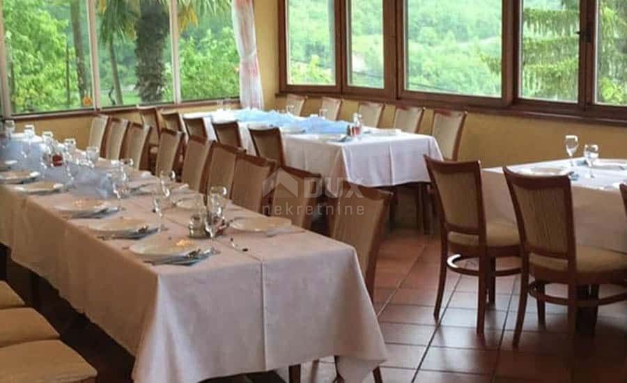 OPATIJA, LOVRANSKA DRAGA - hotel e ristorante 600m2 con vista panoramica in un'oasi di pace + ambiente 1300m2