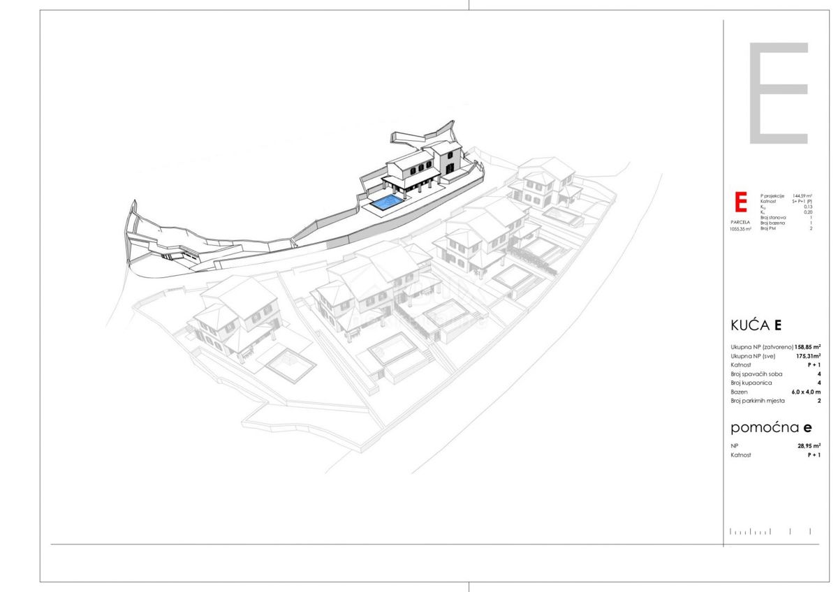 ISOLA DI KRK, TRIBULJE - terreno edificabile con progetto