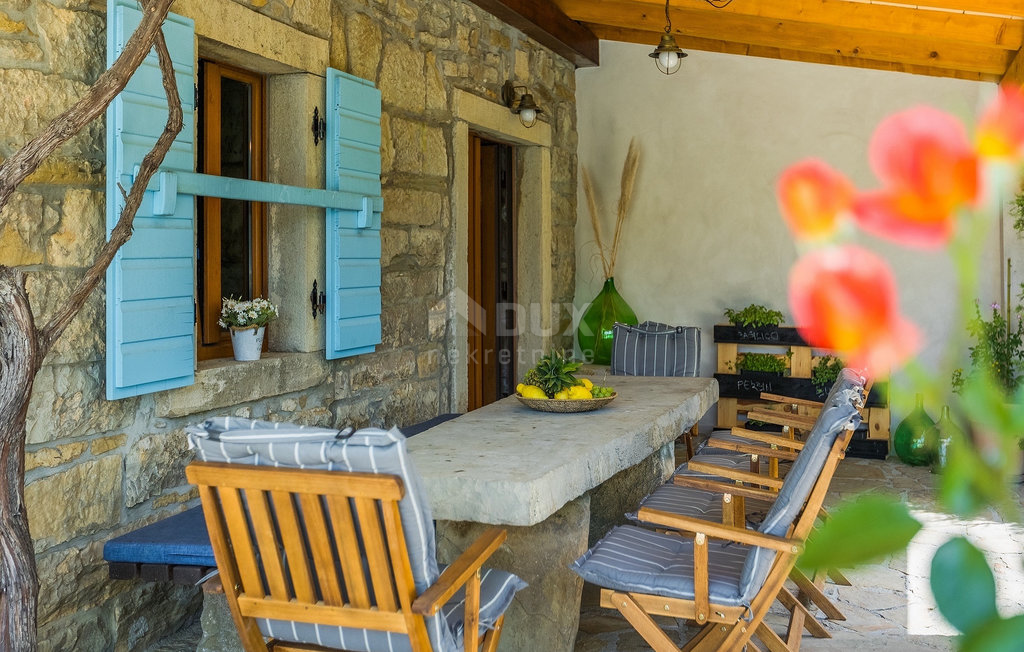 ISTRIA, BUZET - Villa rustica con piscina e ampio giardino