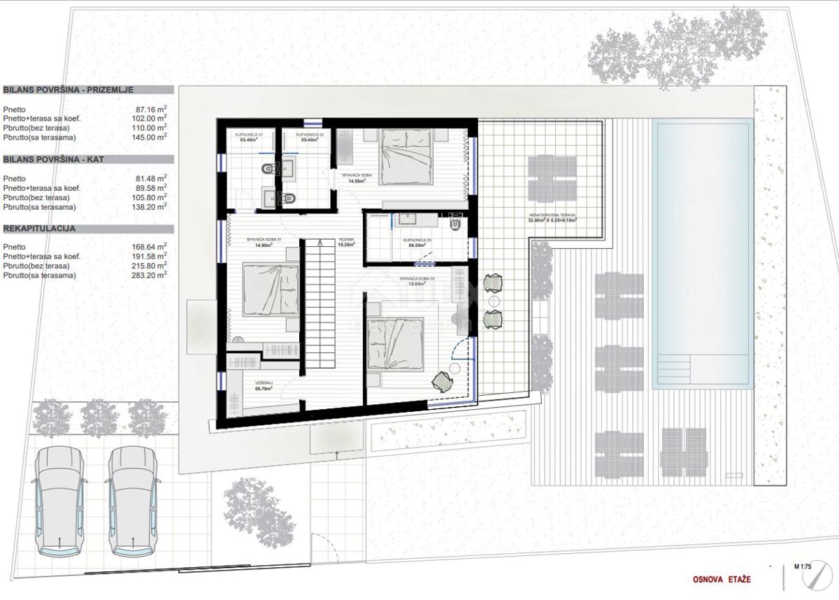 ISTRIA, LABIN - Casa dal design contemporaneo con piscina